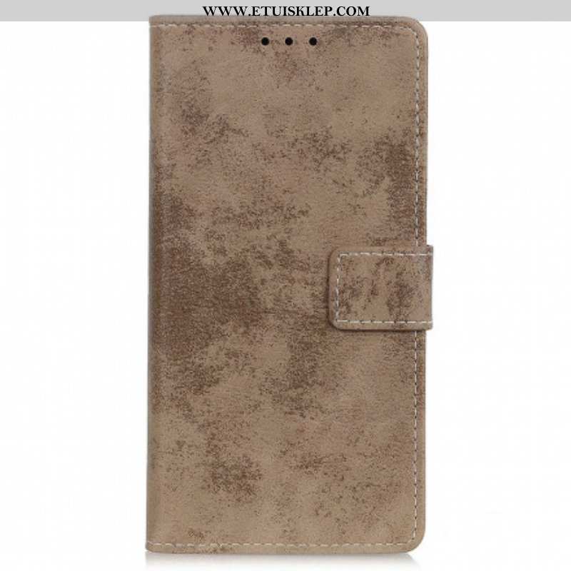 Etui Folio do Motorola Edge 20 Pro Sztuczna Skóra W Stylu Vintage